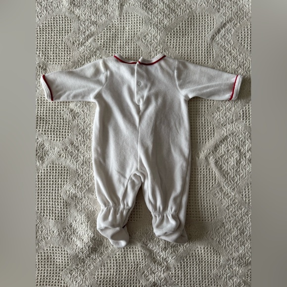 Pooh Christmas Disney Baby Velvet One Piece 0-3 months - Picture 3 of 5